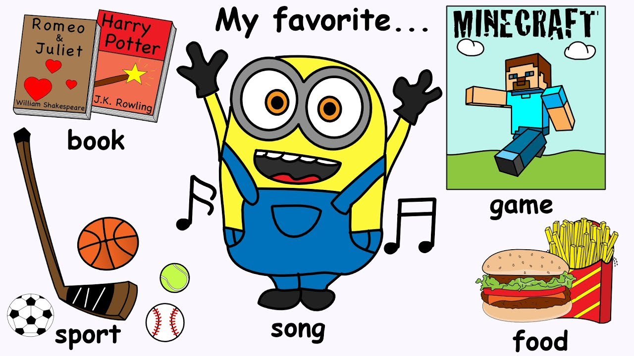 My Favorite Things Song  What's Your Favourite? Kids Song 