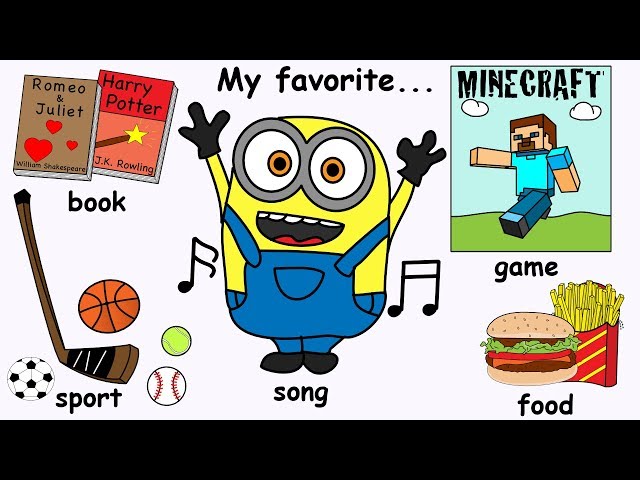 My Favorite Things Song | What's Your Favourite...? Kids Song class=