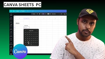 Insert date in canva sheets | how to insert date in canva sheets