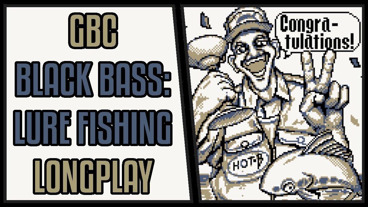Black Bass: Lure Fishing (Rank 1) - GBC Longplay/Walkthrough #67 [1080p60]  