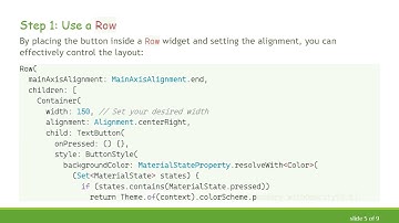 How to Align Your Flutter TextButton to the Right Without Full Width Utilization