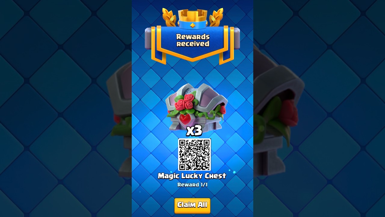 Claim Free Magic Lucky chest for free | Clash Royale Free Gifts 