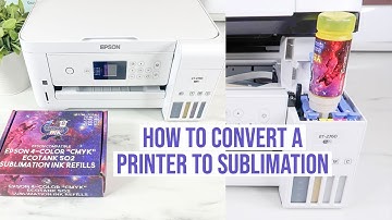 HOW TO CONVERT AN EPSON ECOTANK PRINTER TO SUBLIMATION
