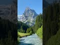 beautiful nature montain the river