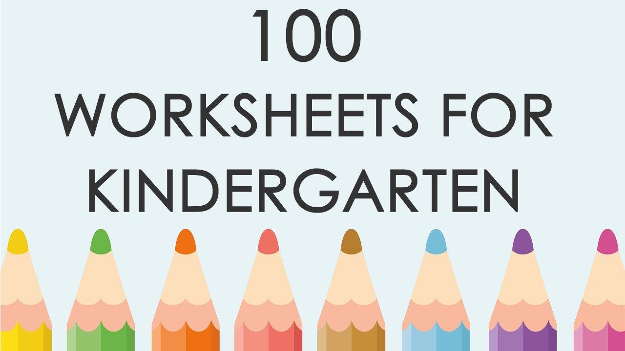 worksheet nursery 100 worksheets for nurserykindergartenpreschool