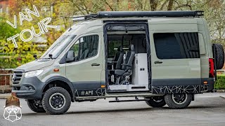 Mercedes Sprinter 4X4 MWB VAN TOUR sleeps 4 / shower / APE ADVENTURE VANS