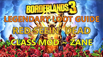 Borderlands 3, Legendary Loot Guide: Red Seein