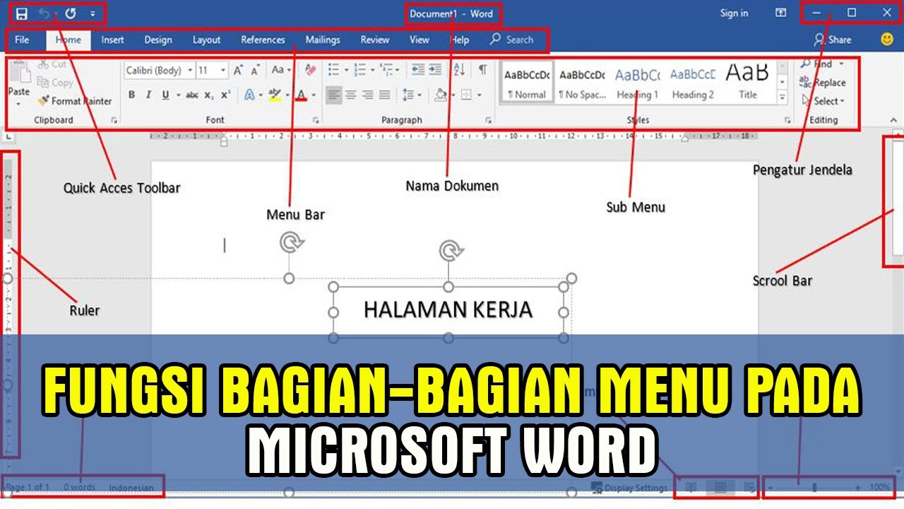 Mengenal Icon Tab Menu Design Dan Fungsinya Pada Microsoft Word My