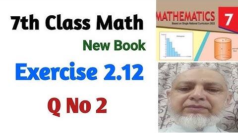 Exercise 2.12 Class 7 Math | 7th Class Math New Book | PTB SNC |