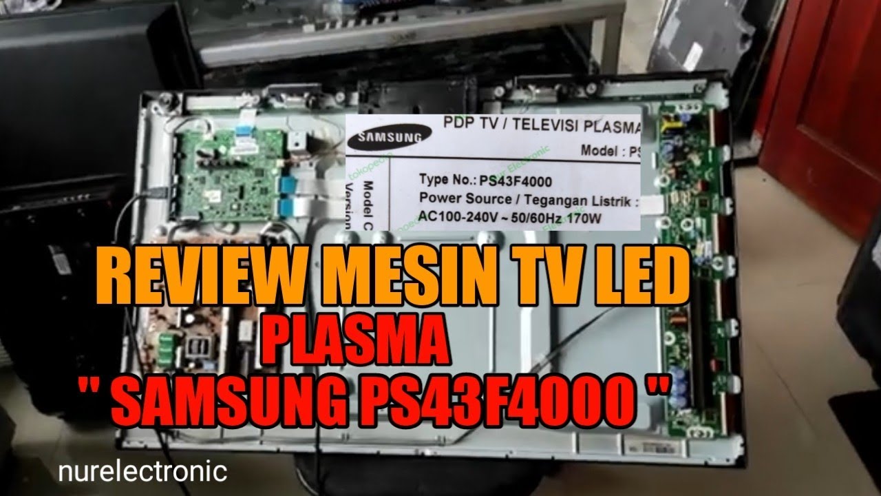 REVIEW MESIN TV PLASMA SAMSUNG PS43F4000 Gambar normal YouTube