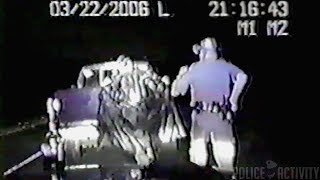 Dashcam Captures Criminals Shooting At Texas Trooper - 2006