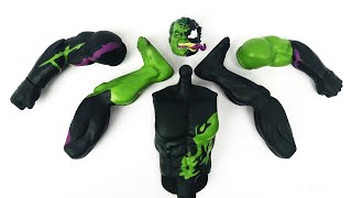 Merakit Mainan Venomized Hulk