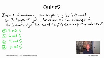 Algorithms for NP-Hard Problems (Section 20.1: Makespan Minimization) [Part 1 of 2]