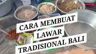 Belajar Membuat Lawar Bali Bahan Nangka dan Daging Babi
