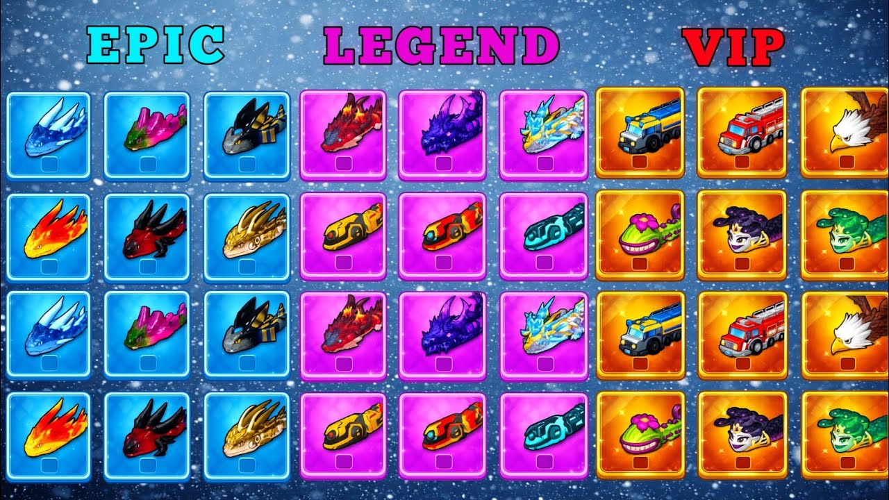 😱SNAKE CLASH IO: RARE vs EPIC vs VIP | MAX LEVEL SKIN COMPARISON—WHICH ...