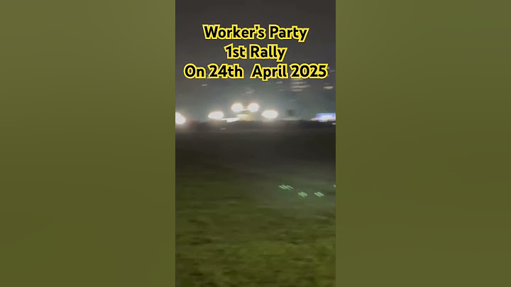 Worker’s party 1st Really on 24/04/2025 highlights #workersparty #election2025 #electionrally #sg