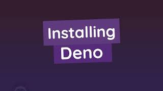 01.Deno Tutorial #1 - Introduction