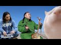 Batzorig vaanchig  mongolian throat singer  in praise of genghis khan the kiffness remix