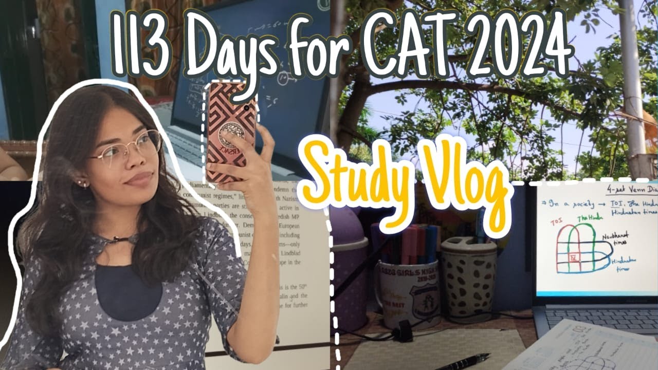 113 days for CAT | STUDY VLOG | CAT ASPIRANT | CAT EXAM | #catexam # ...