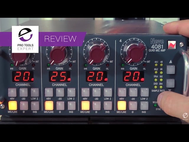Review - Neve 4081 Quad Mic Pre - YouTube