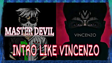 MY NEW INTRO LIKE VINCENZO #shorts #shortvideo