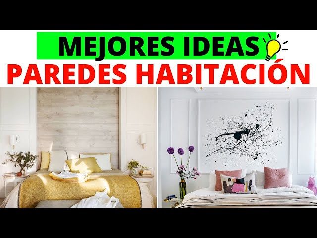 50 IDEAS GENIALES PARA DECORAR PAREDES DE HABITACIÓN