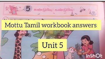 Unit 5 Mottu Tamil workbook answers Ennum Ezhuthum25-26 Term1 class 2
