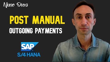 How to Post manual Outgoing payments with a Fiori App and a T-code: SAP S4 HANA