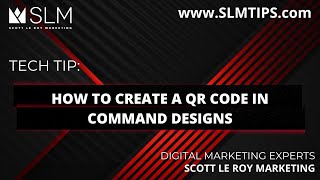 Tech Tip: How to Create a QR Code in Command Designs