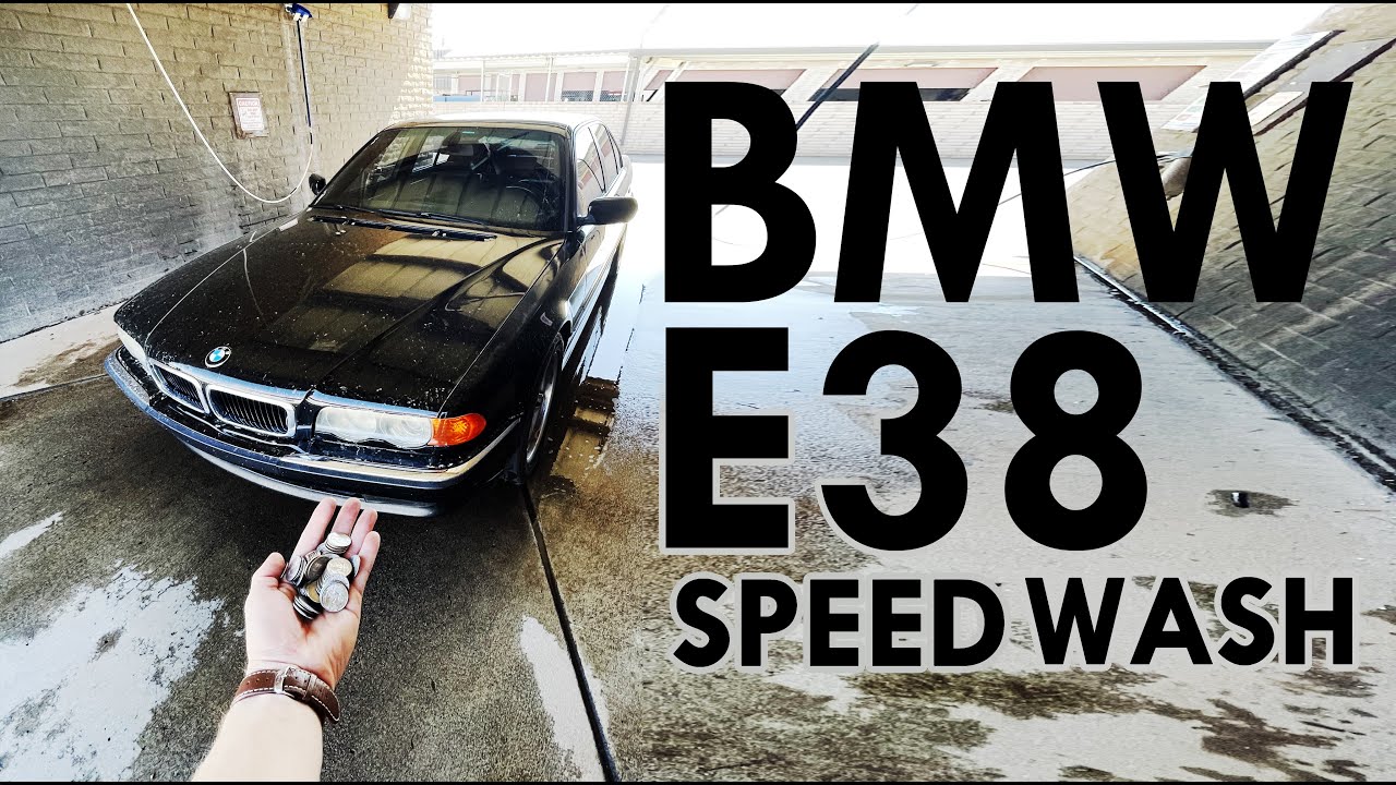 BMW 740i e38 Speed Wash. Best BMW ever built