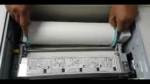 how to properly install master roll on BLUE BPS350 duplicating machine