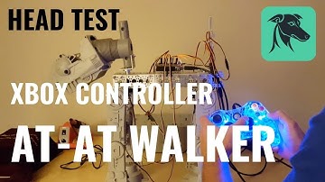Remote Controlled AT AT Walker Head Test (Arduino Uno, Xbox 360 Controller)