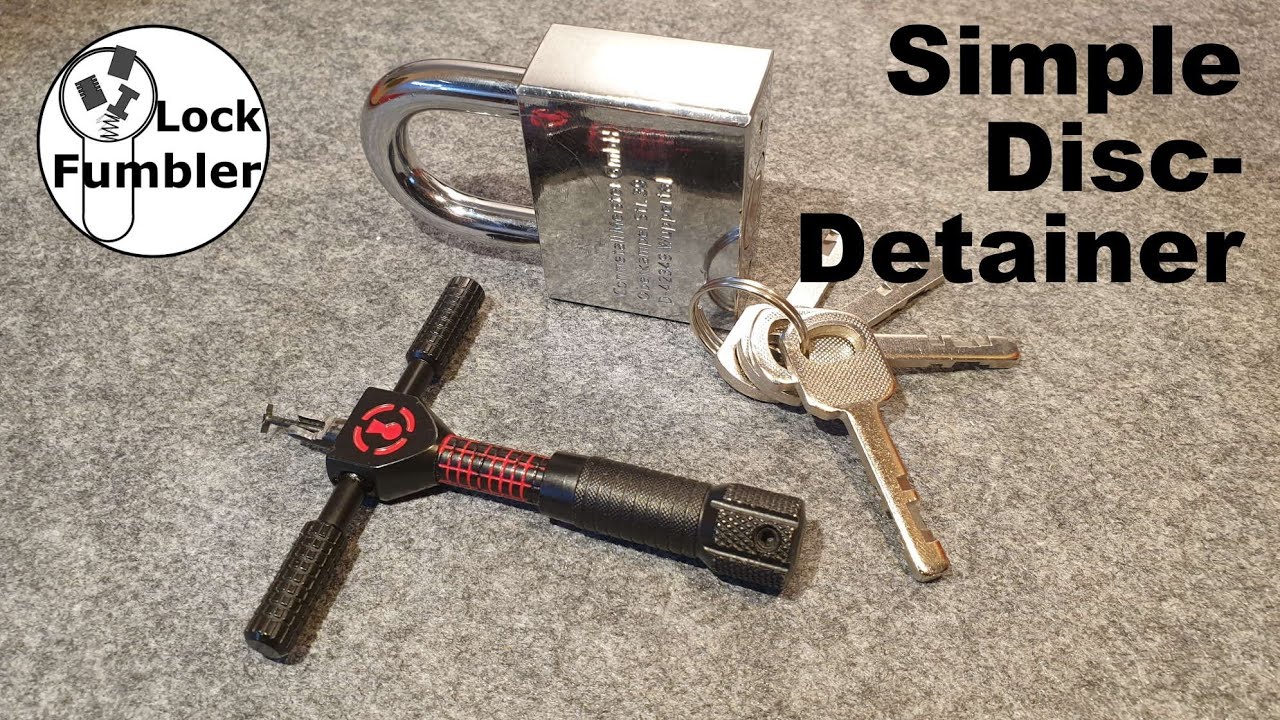 [153] Disc Detainer fun, with this simple lock YouTube