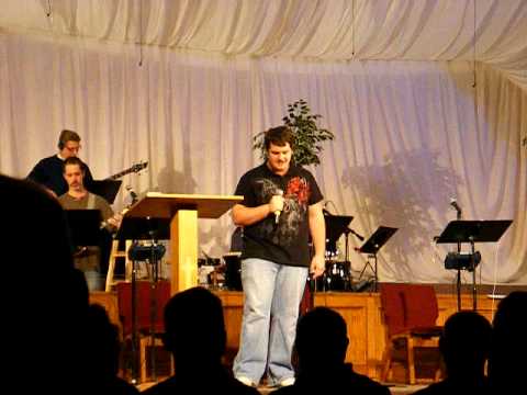 Andrew McQueen singing at Spring Hills.AVI