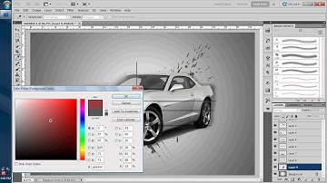 How to make Splatter images in photoshop CS5