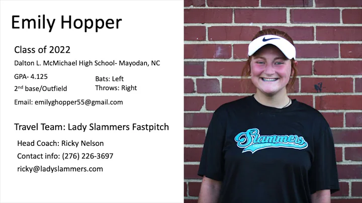 Emily Hopper College Softball Recruiting Video | C...
