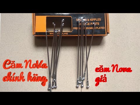 Video Cách phân biệt Căm NoVa chính hãng và fake - Lộc bike - youtube