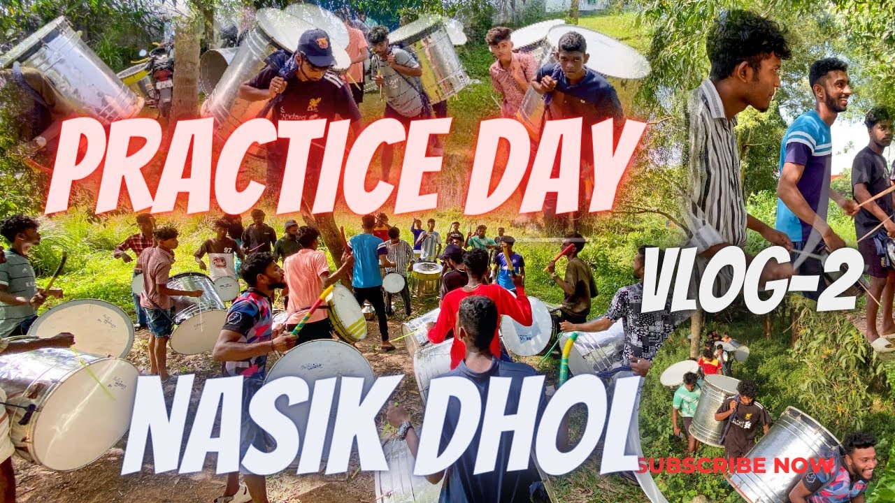 Nasik dhol practice day vlog 2  Kerala nasik dhol  Dhol djz