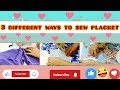 3 DIFFEENT WAYS TO SEW PLACKET/TUTORIAL/  TATLONG MAGKAIBANG PARAAN SA PAGTAHI NG PLACKET