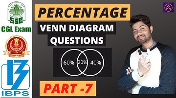 Pass And Fail Questions | Venn Diagram Solutions | Percentage | Part-7