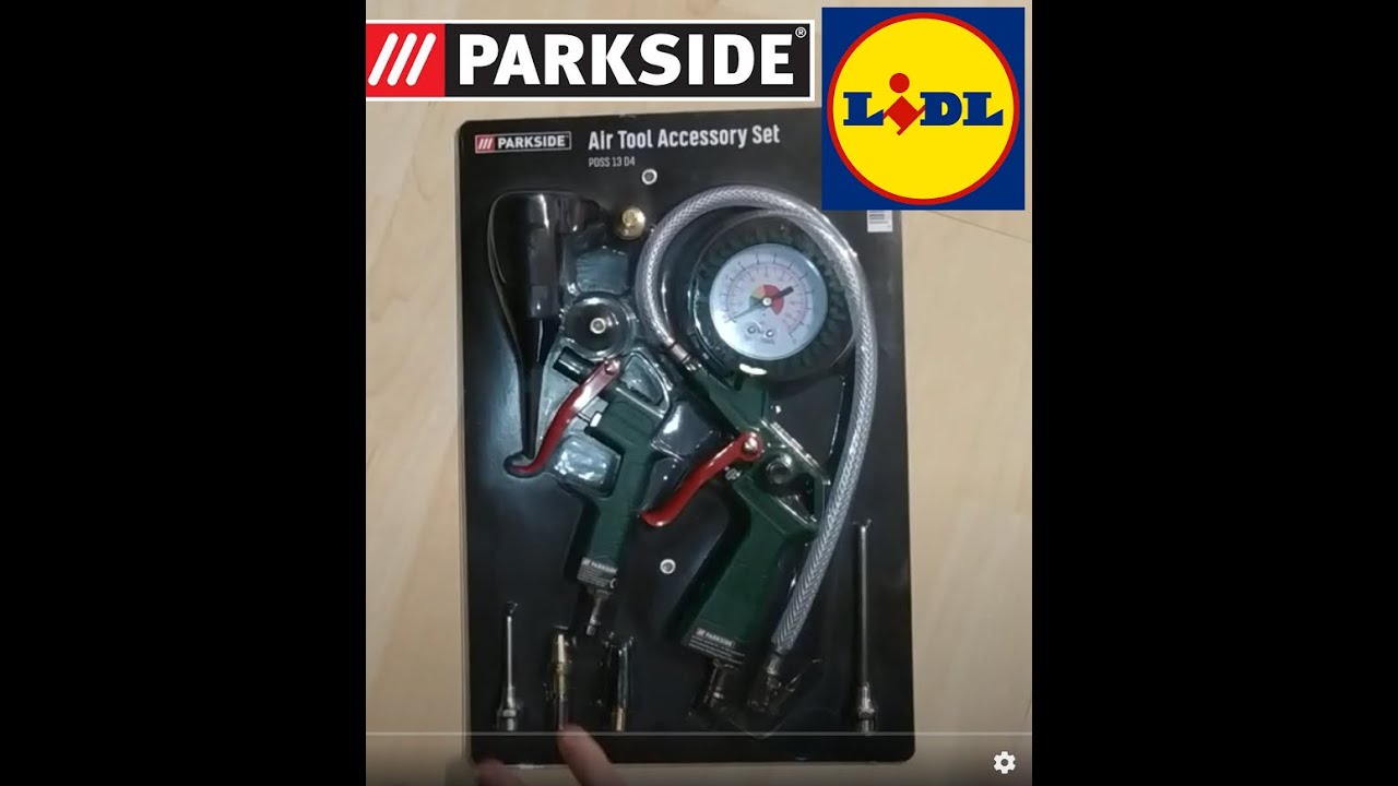 🔨PARKSIDE / LIDL🔧 - Air Tool Accessory Set | MODEL ID: PDSS 13 D4 -  YouTube