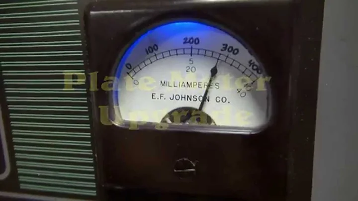 EF Johnson Viking Challenger Tube Transmitter Plate meter Upgrade How to