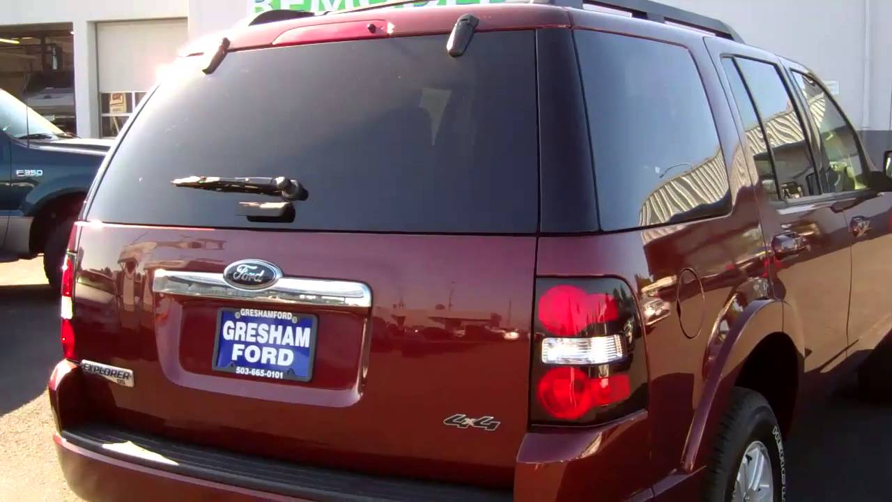 10 Ford Explorer Xlt 4wd In Dark Copper At Gresham Ford Youtube