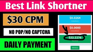 Good CPM Link Shortener Website