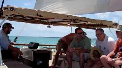 Sailing on Ray Barkley's Tiki 30
