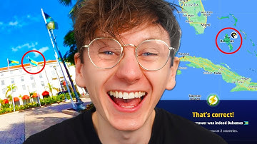 Het spelen van Geoguessr vlaggen van de wereld STREAKS