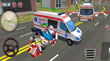 Ambulance Robot City Rescue – Ultimate City Emergency Rescue Gameplay