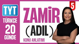 Zamir Adıl - 3. Ünite Sözcük Türleri - 20 Günde Dil Bilgisi Kampı - Konu Anlatımı - 2026 - 5. Gün