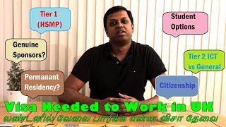 லண்டன் இங்கிலாந்தில் வேலை பார்க்க என்ன விசா தேவை ? | Visa Needed For Working in UK | Tamil