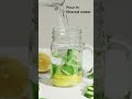 Detox water recipe for weight loss  cucumber lemon mint